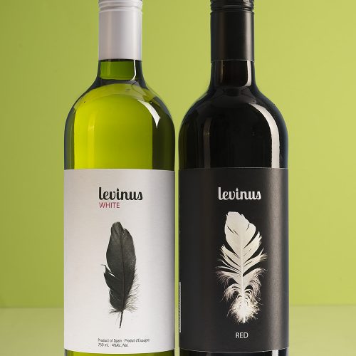 Levinus light | Label wine design